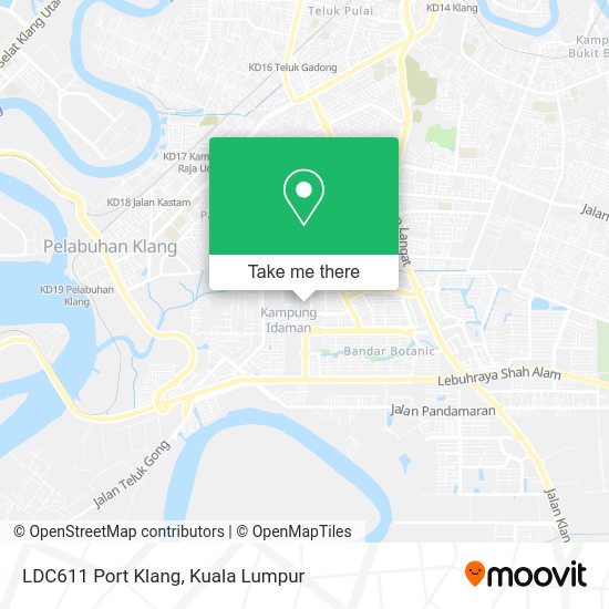 Peta LDC611 Port Klang