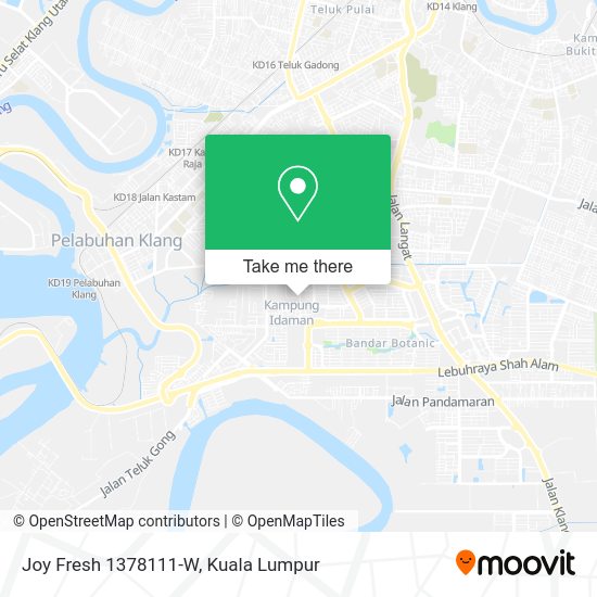 Joy Fresh 1378111-W map
