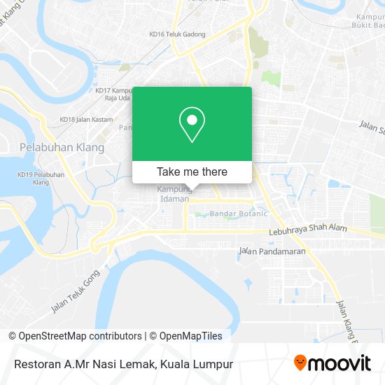 Restoran A.Mr Nasi Lemak map