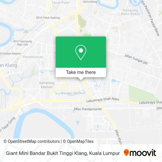 Peta Giant Mini Bandar Bukit Tinggi Klang