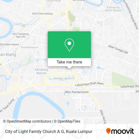 City of Light Family Church A G map