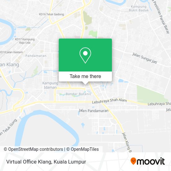 Peta Virtual Office Klang