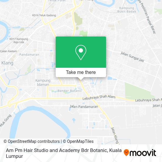 Am Pm Hair Studio and Academy Bdr Botanic map