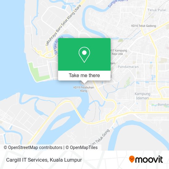 Cargill IT Services map