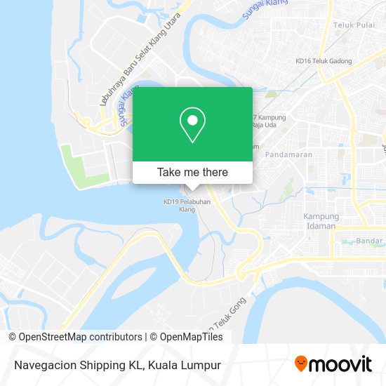 Navegacion Shipping KL map
