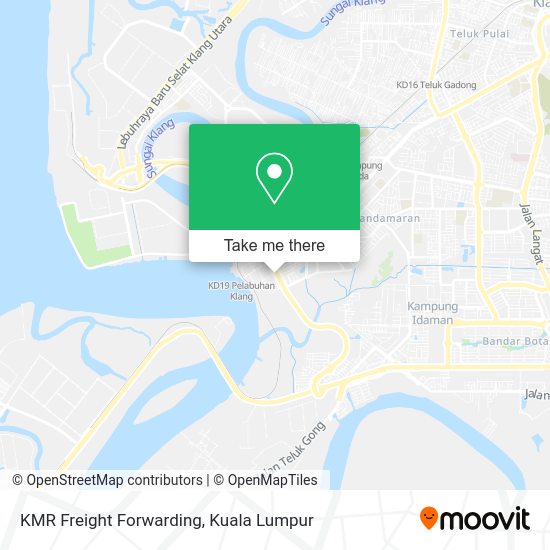Peta KMR Freight Forwarding