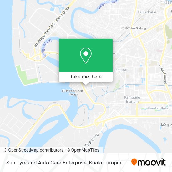 Sun Tyre and Auto Care Enterprise map