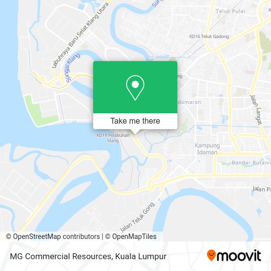 MG Commercial Resources map