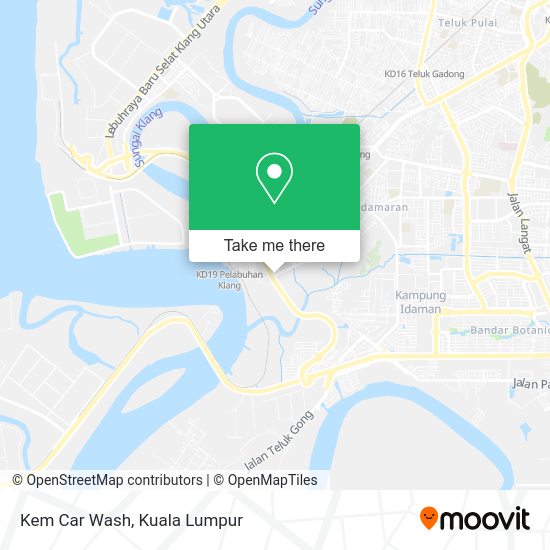 Kem Car Wash map