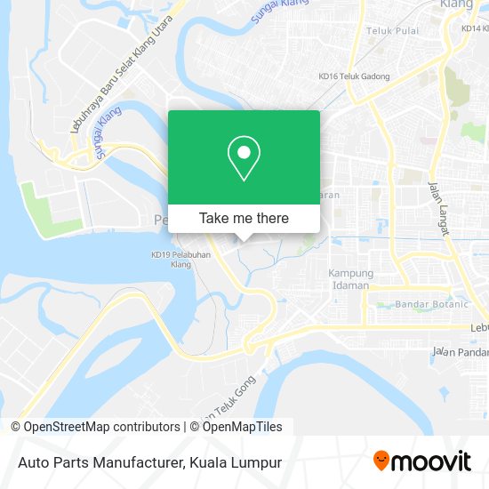 Auto Parts Manufacturer map