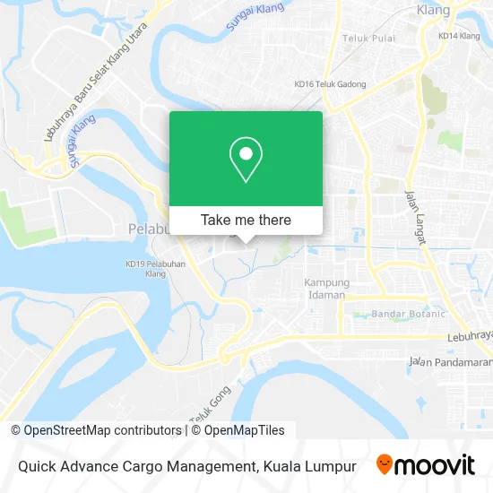 Quick Advance Cargo Management map