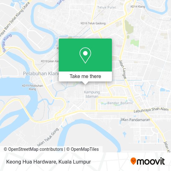Peta Keong Hua Hardware