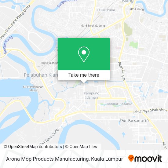 Arona Mop Products Manufacturing map