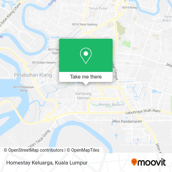 Peta Homestay Keluarga