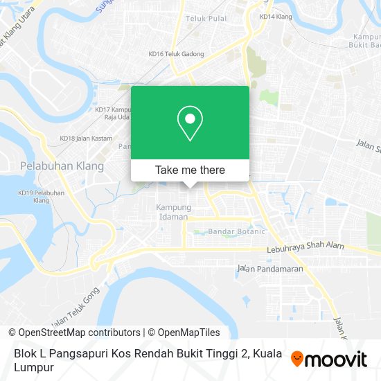 Peta Blok L Pangsapuri Kos Rendah Bukit Tinggi 2