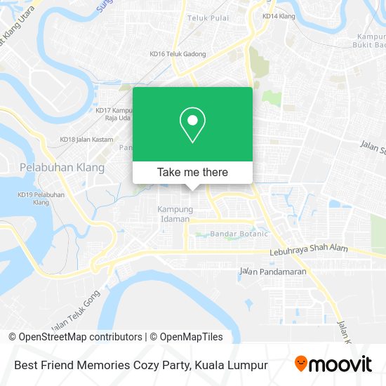 Best Friend Memories Cozy Party map