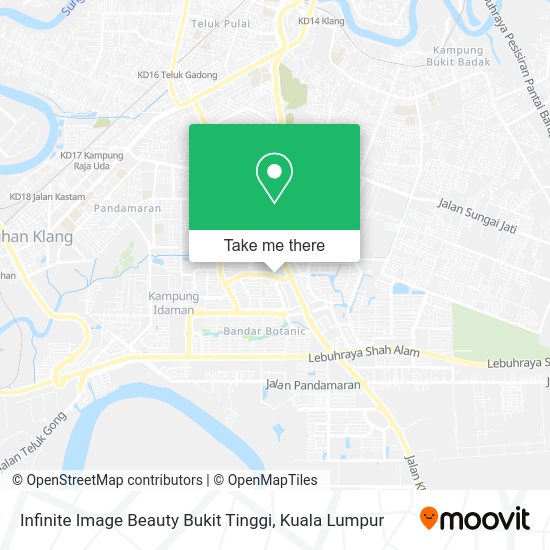 Peta Infinite Image Beauty Bukit Tinggi