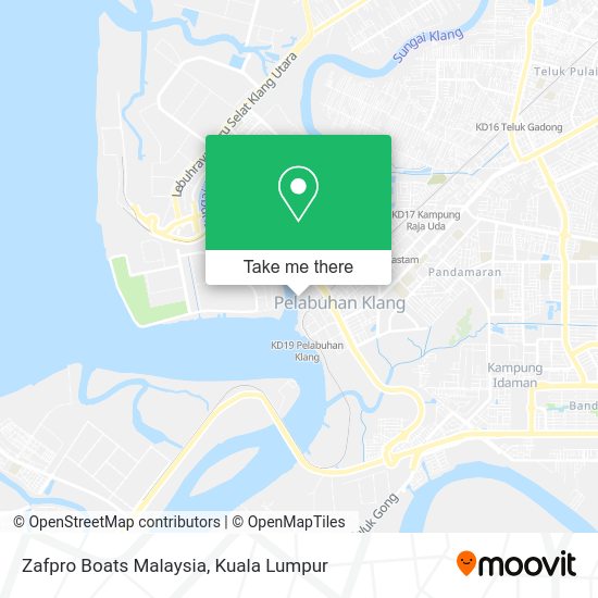 Zafpro Boats Malaysia map