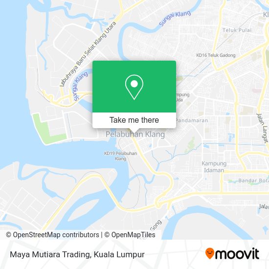 Maya Mutiara Trading map