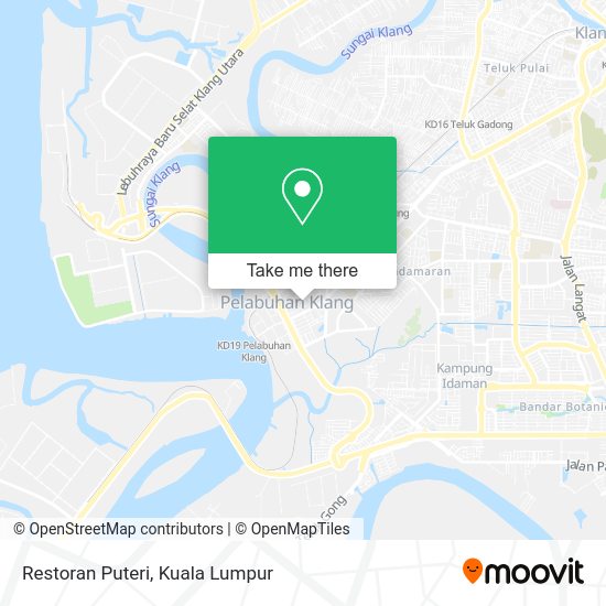 Peta Restoran Puteri