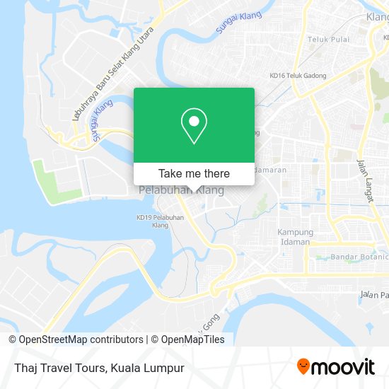 Thaj Travel Tours map