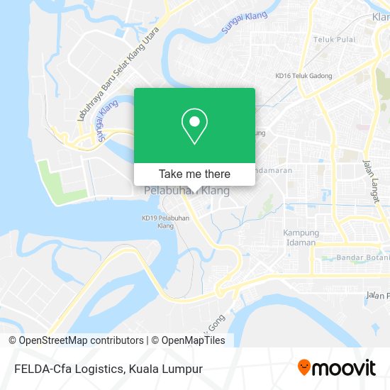 FELDA-Cfa Logistics map