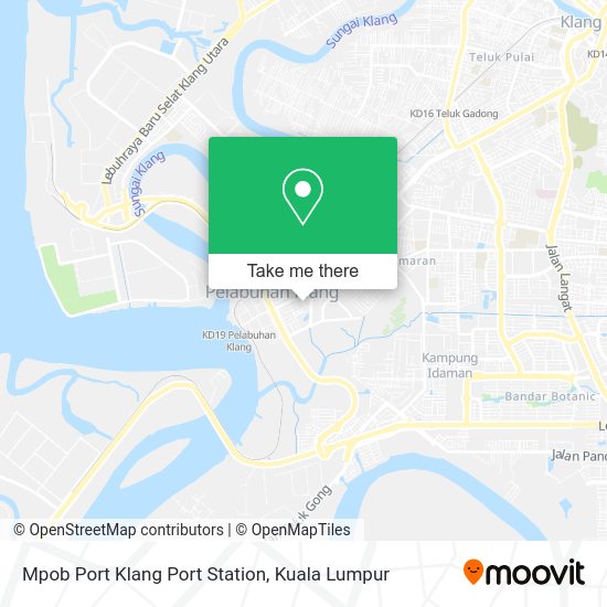 Peta Mpob Port Klang Port Station