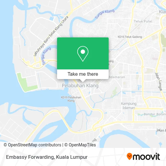 Embassy Forwarding map