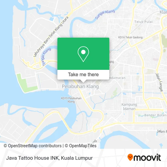 Java Tattoo House INK map