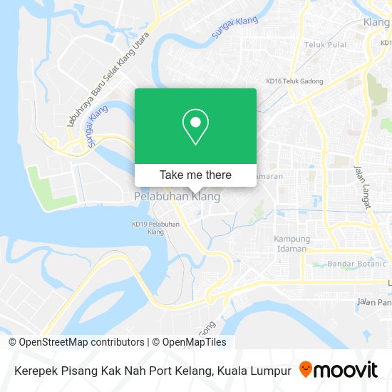 Peta Kerepek Pisang Kak Nah Port Kelang