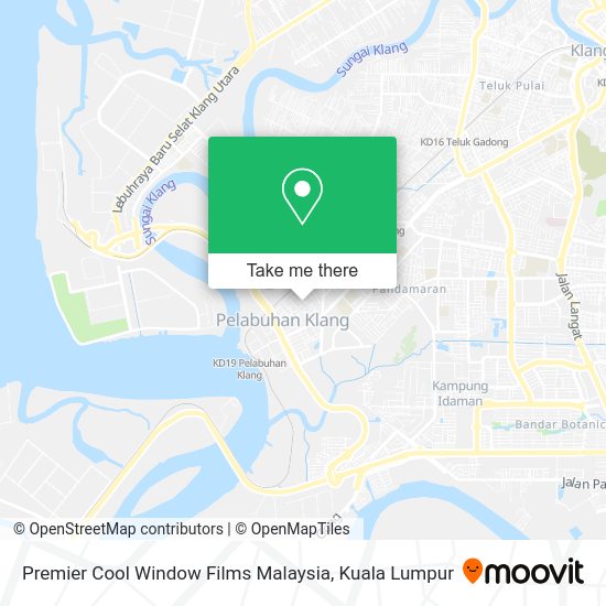 Premier Cool Window Films Malaysia map