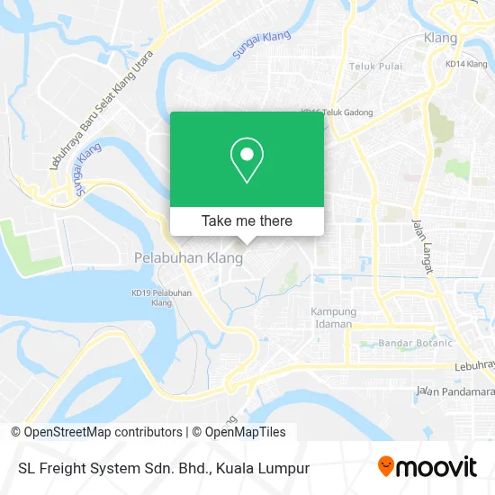 SL Freight System Sdn. Bhd. map