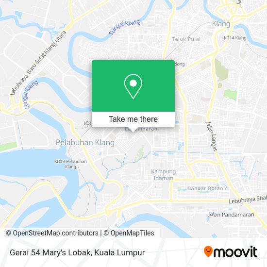 Peta Gerai 54 Mary's Lobak