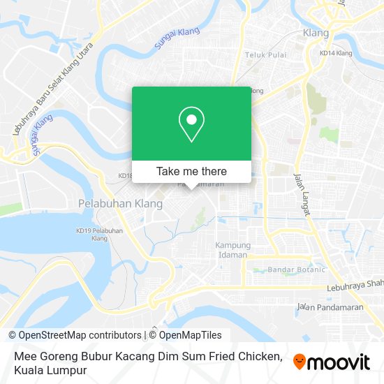 Peta Mee Goreng Bubur Kacang Dim Sum Fried Chicken