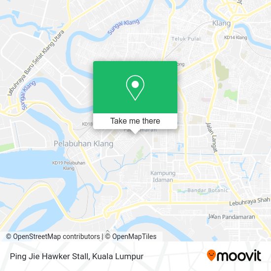 Ping Jie Hawker Stall map