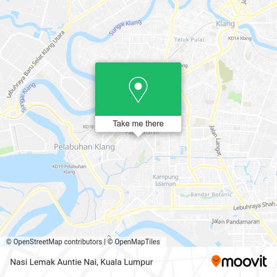 Nasi Lemak Auntie Nai map