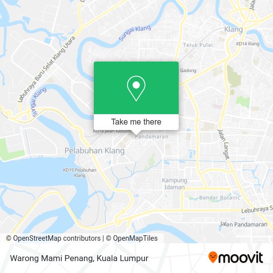Warong Mami Penang map