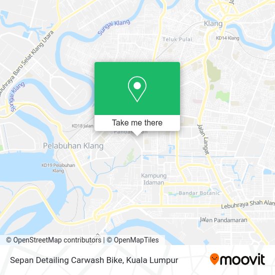 Sepan Detailing Carwash Bike map