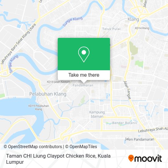 Taman CHI Liung Claypot Chicken Rice map