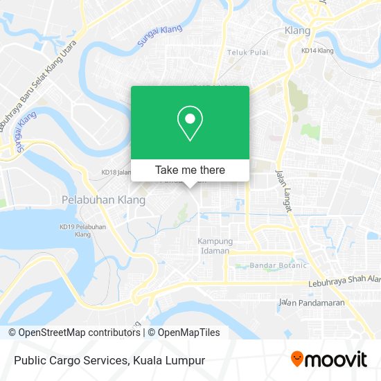Public Cargo Services map