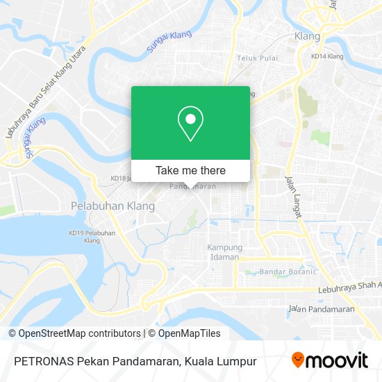 Peta PETRONAS Pekan Pandamaran