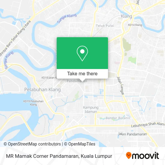 Peta MR Mamak Corner Pandamaran