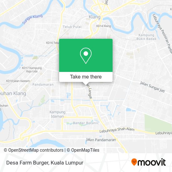 Peta Desa Farm Burger