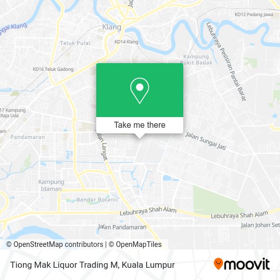 Peta Tiong Mak Liquor Trading M