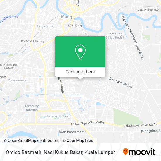 Omiso Basmathi Nasi Kukus Bakar map