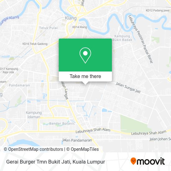 Gerai Burger Tmn Bukit Jati map