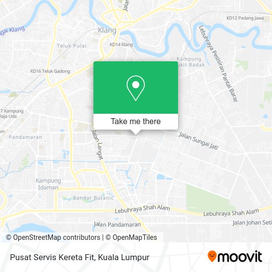 Peta Pusat Servis Kereta Fit