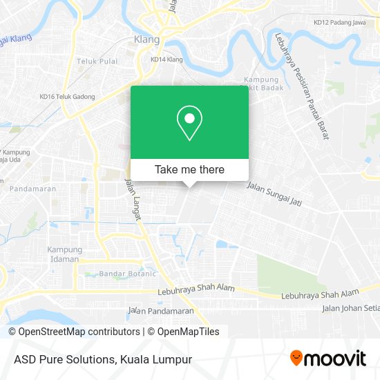 ASD Pure Solutions map