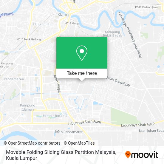 Movable Folding Sliding Glass Partition Malaysia map