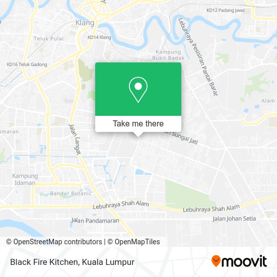 Peta Black Fire Kitchen